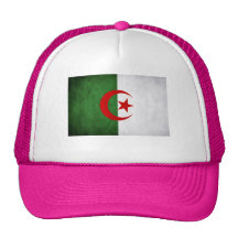 PINK Grunge Algeria Flag Hat