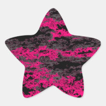 Pink Grunge Clouds Stickers