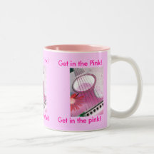 Pink guitars!! mugs