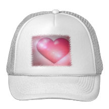 Pink Heart Design Baseball Hat