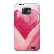 Pink Heart Galaxy S2 Cases