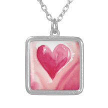 Pink Heart Pendants