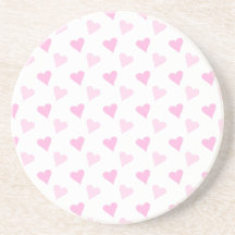 Pink Hearts Coasters