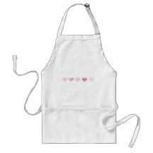 Pink Hearts Design Apron