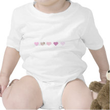 Pink Hearts Design Rompers