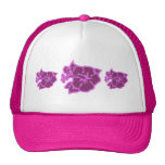 Pink Hibiscus Foam Trucker Mesh Hats