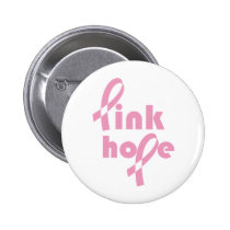 Pink Hope Ribbon buttons
