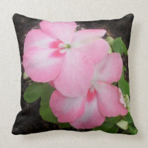 Pink Impatiens Pillows