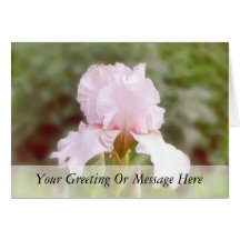 Pink Iris - Vanity Card