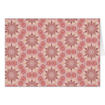 Pink Joy Floral Kaliedscope Notecards