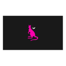 Pink Kangaroo business card