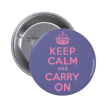 Pink Keep Calm And Carry On