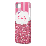 Pink Keep Calm and Sparkle On IPhone5 Case