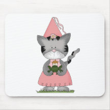 Pink Kitty Princess Mousepad
