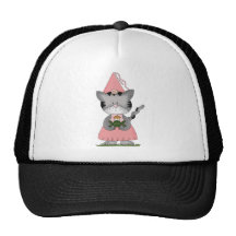 Pink Kitty Princess Trucker Hats