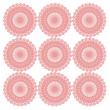 Pink Lace Pattern Design. Acrylic Cut Outs