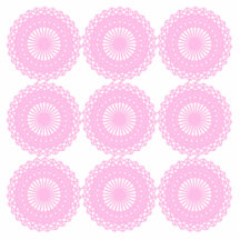 Pink Lace Style Design. Cut Out