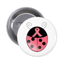 Pink Ladybug buttons