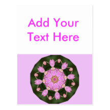Pink Ladybugs Dancing Queen Bee Pink Orchid Postcard