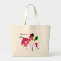 Pink Lavender Rose "Bride's" Bag - Customisable