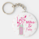 Pink Lemonade for Two Keychain