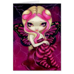 "Pink Lightning" Greeting Card