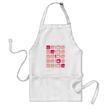 Pink Line Bride Gifts Apron