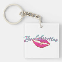 pink lips bachelorettes party bridal bridesmaids key chains