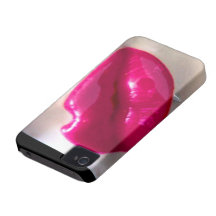 Pink Lips iPhone 4 Covers