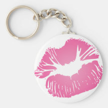 Pink LIps Keychain