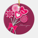 Pink Lollipop Ornament