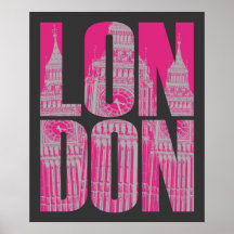 Pink London Posters