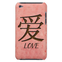 Pink Love iPod Touch Case Mate Barely There