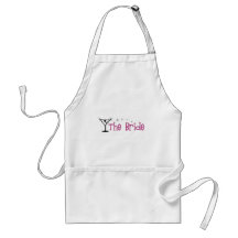 Pink Martini Bride Aprons