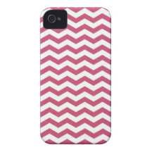 Pink mauve chevron zig zag textured zigzag pattern iPhone 4 covers