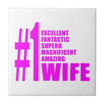 Pink Modern Wives : Number One Wife Tiles