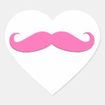 Pink Moustache Humour Create Your Own Stickers