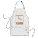 Pink Musical Flamingo Apron