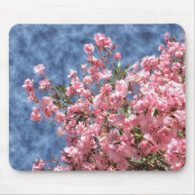 Pink Oleander Mouse Pad
