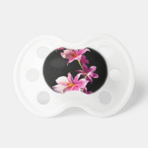Pink Orchid. Baby Pacifier