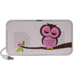 Pink Owl Portable Speakers
