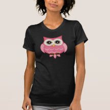 Pink Owls T Shirts