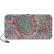 Pink Paisley Travelling Speaker