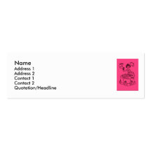 Pink Party Hostess Business Card