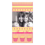 Pink pastel Cupcakes Customised Photo Card