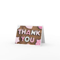 Pink Patch Thank You Cards