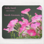pink petunias mousepad