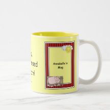 Pink Pig - Farmyard Barnyard Friend - Kids Coffee Mugs