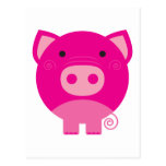 Pink Pig Tshirts and Gifts Postcard