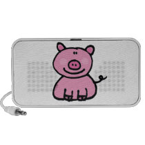 pink piggy travel speaker